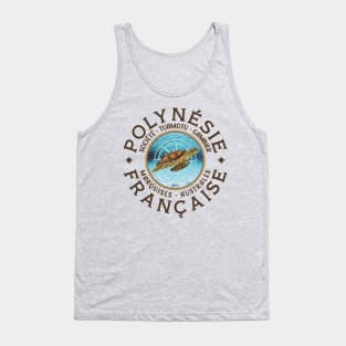 French Polynesia, Sea Turtle Tank Top